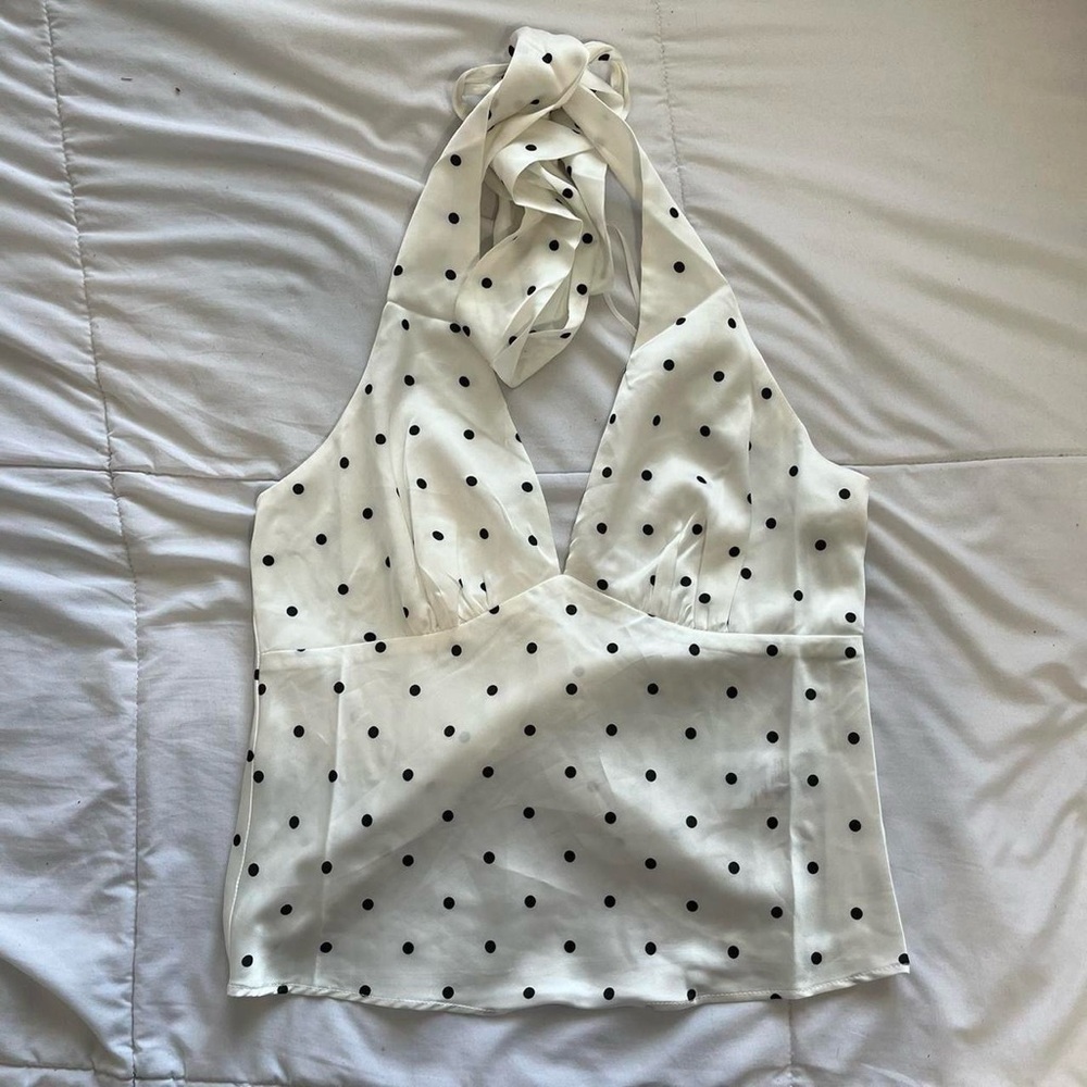 Polka Dot Halter Top